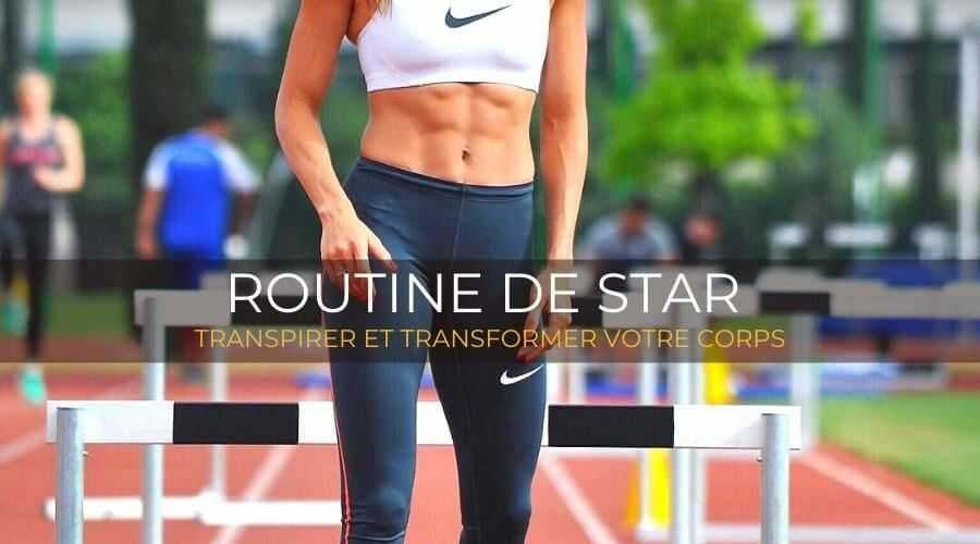 ROUTINE D'UNE ANCIENNE STAR D'ATHLÉTISME POUR LA FORME