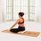 Tapis Pour Le Yoga Liege 7 fleurs Lotus Pose Le Box Du Fitness