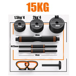 FITNESS EQUIPMENT - REINFORCED FITNESS DUMBBELL COMBINATIONS - Vignette | LE BOX DU FITNESSĀ®