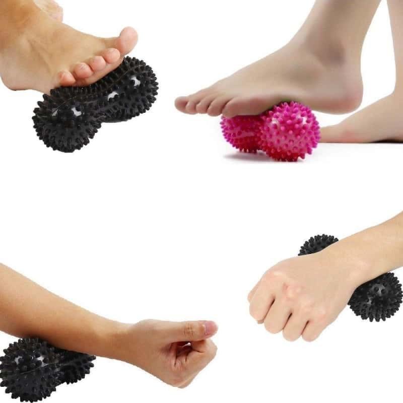 BIEN ETRE FITNESS - DOUBLE BALLE À PICOTS POUR PIEDS