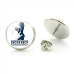 ROUND EARRING | STEEL ROUND FITNESS IMAGE - Vignette | LE BOX DU FITNESS®