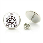 ROUND EARRING | STEEL ROUND FITNESS IMAGE - Vignette | LE BOX DU FITNESS®