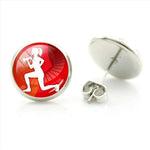 ROUND EARRING | STEEL ROUND FITNESS IMAGE - Vignette | LE BOX DU FITNESS®