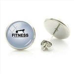 ROUND EARRING | STEEL ROUND FITNESS IMAGE - Vignette | LE BOX DU FITNESS®