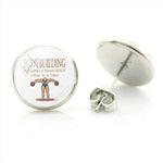 ROUND EARRING | STEEL ROUND FITNESS IMAGE - Vignette | LE BOX DU FITNESS®