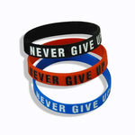 FITNESS BRACELET | “NEVER GIVE UP” MOTIVATION - Vignette | LE BOX DU FITNESS®