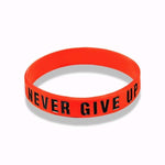 FITNESS BRACELET | “NEVER GIVE UP” MOTIVATION - Vignette | LE BOX DU FITNESS®
