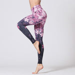 LEGGING SPORT - IMPRIMÉ À FLEUR FLEXIBLE RESPIRANT - Vignette | LE BOX DU FITNESS®
