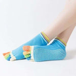 COLORED 5-TOE SOCK FOR SOFT GYM - Vignette | LE BOX DU FITNESSĀ®