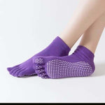 COLORED 5-TOE SOCK FOR SOFT GYM - Vignette | LE BOX DU FITNESSĀ®