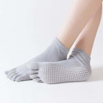 COLORED 5-TOE SOCK FOR SOFT GYM - Vignette | LE BOX DU FITNESSĀ®