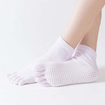 COLORED 5-TOE SOCK FOR SOFT GYM - Vignette | LE BOX DU FITNESSĀ®
