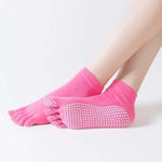 COLORED 5-TOE SOCK FOR SOFT GYM - Vignette | LE BOX DU FITNESSĀ®