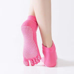 COLORED 5-TOE SOCK FOR SOFT GYM - Vignette | LE BOX DU FITNESSĀ®