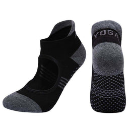 CHAUSSETTE - YOGA BLEU ET ROSE