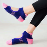 CHAUSSETTE - CHAUSSETTE YOGA BLEU ET ROSE - Vignette | LE BOX DU FITNESS®