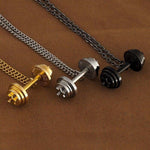 FITNESS NECKLACE - BARBELL POWERLIFTING CASUAL - Vignette | LE BOX DU FITNESSĀ®