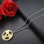 FITNESS NECKLACE - TRENDY GOLD OLYMPIC DISC - Vignette | LE BOX DU FITNESSĀ®