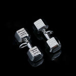 FITNESS NECKLACE - DISCREET STAINLESS DUMBBELL - Vignette | LE BOX DU FITNESS®