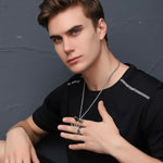 FITNESS NECKLACE - DUMBBELL FITNESS BICOLOR TRENDY - Vignette | LE BOX DU FITNESSĀ®