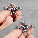FITNESS NECKLACE - DEADLIFT BODYBUILDER PENDANT - Vignette | LE BOX DU FITNESSĀ®