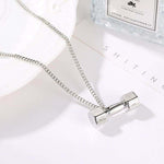 FITNESS NECKLACE - WOMEN'S DUMBBELL PENDANT - Vignette | LE BOX DU FITNESS®