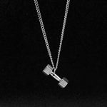 FITNESS NECKLACE - DUMBBELL PENDANT - Vignette | LE BOX DU FITNESSĀ®