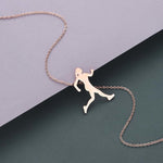 FITNESS NECKLACE - RUNNER JOGGER PENDANT - Vignette | LE BOX DU FITNESSĀ®