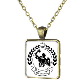 COLLIER FITNESS - PLAQUE POSING CULTURISTE VINTAGE