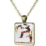 COLLIER FITNESS - PLAQUE POSING CULTURISTE VINTAGE - Vignette | LE BOX DU FITNESS®