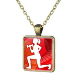 COLLIER FITNESS - PLAQUE POSING CULTURISTE VINTAGE - Vignette | LE BOX DU FITNESS®