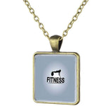 COLLIER FITNESS - PLAQUE POSING CULTURISTE VINTAGE - Vignette | LE BOX DU FITNESS®