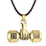 FITNESS NECKLACE - TRENDY DUMBBELL NECKLACES - Vignette | LE BOX DU FITNESSĀ®