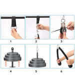 Corde extension triceps avec poulie et cable - Vignette | LE BOX DU FITNESS®