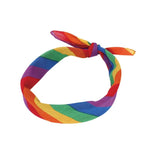 RAINBOW PATTERNED COTTON BANDANAS - Vignette | LE BOX DU FITNESS®