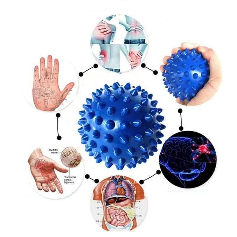 BIEN ETRE FITNESS - DOUBLE BALLE À PICOTS POUR PIEDS