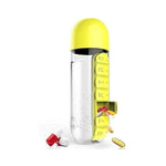2in1 Water Bottle + Pill Box | 7Box™ - Vignette | LE BOX DU FITNESS®