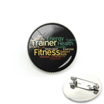 BADGE À ÉPINGLE RONDS - Vignette | LE BOX DU FITNESS®