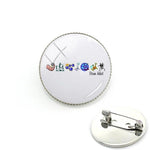 BADGE À ÉPINGLE RONDS - Vignette | LE BOX DU FITNESS®