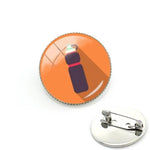 BADGE À ÉPINGLE RONDS - Vignette | LE BOX DU FITNESS®