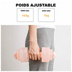 DUMBBELL SHAPED BOTTLE - Vignette | LE BOX DU FITNESS®
