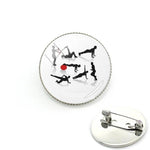 BADGE À ÉPINGLE RONDS - Vignette | LE BOX DU FITNESS®