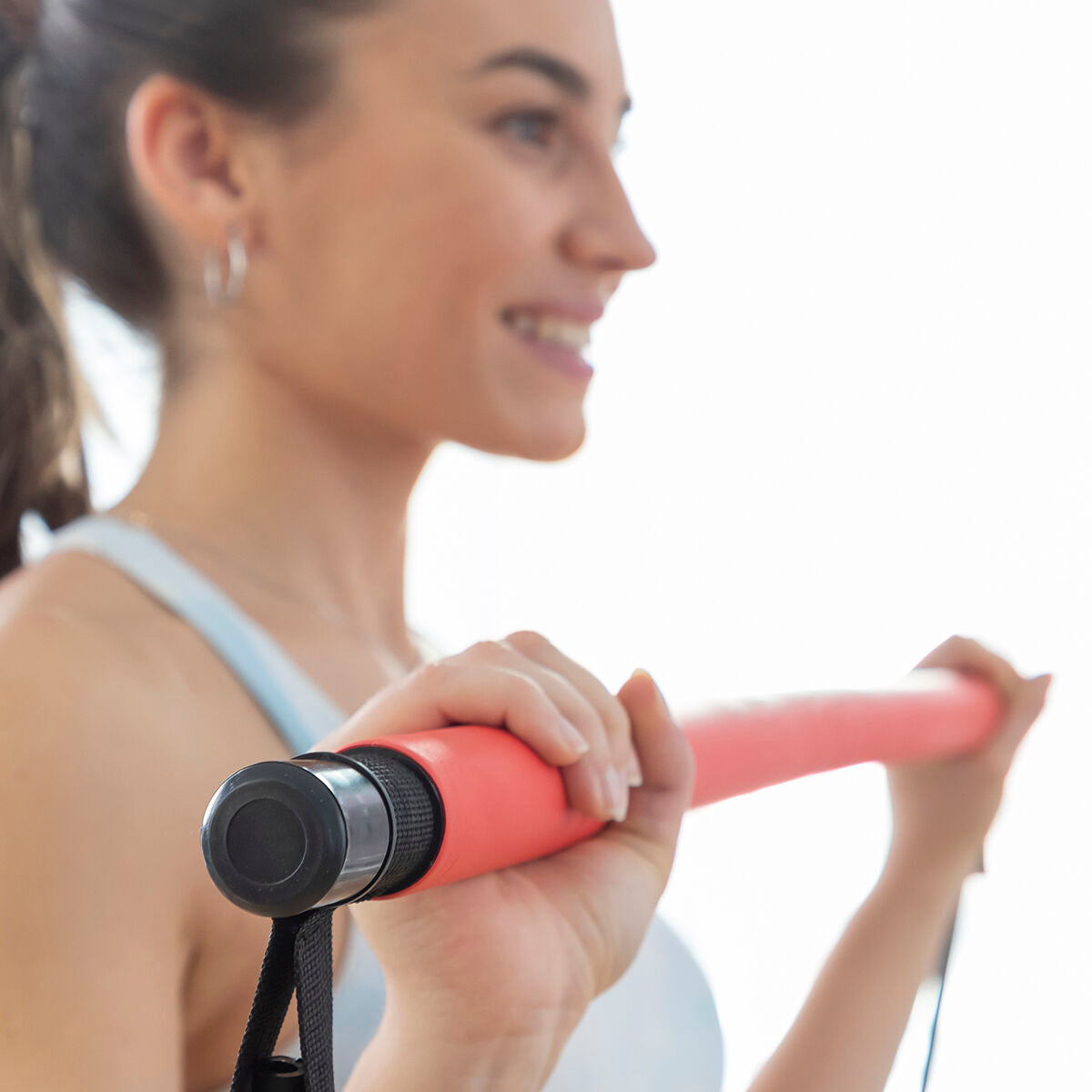 Barre de Fitness avec Élastiques