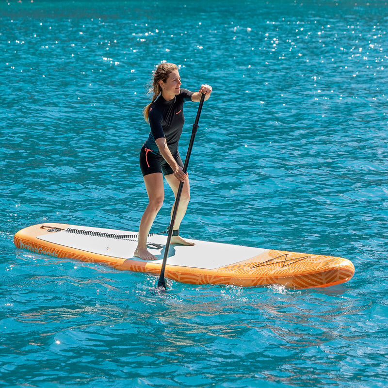 Planche de Paddle Surf Gonflable 2-en-1 Le Box Du Fitness