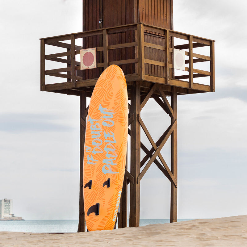 Planche de Paddle Surf Gonflable 2-en-1 Le Box Du Fitness