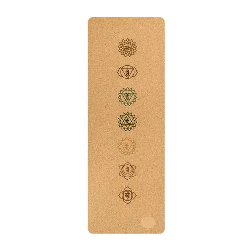 Tapis Pour Le Yoga Liege 7 fleurs Le Box Du Fitness