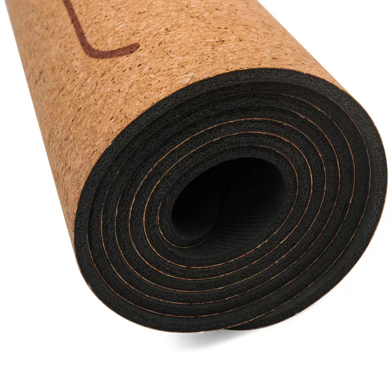 Tapis Pour Le Yoga Liege 7 fleurs epaisseur Le Box Du Fitness