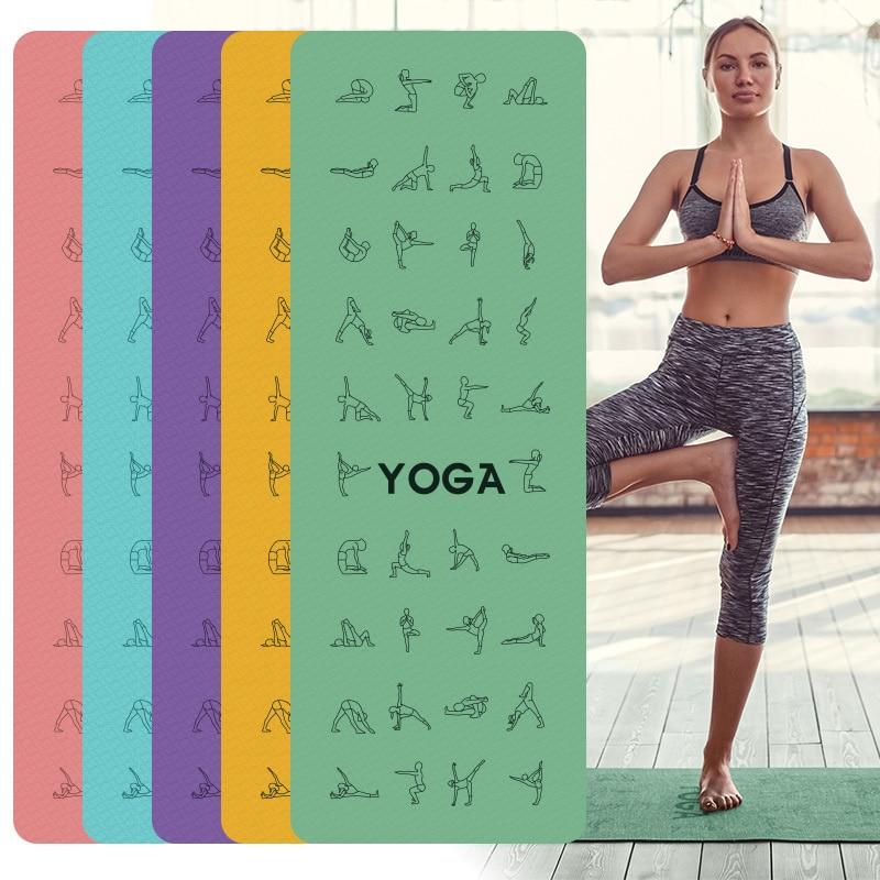 Tapis de Yoga Fun & Funky 5 couleurs
