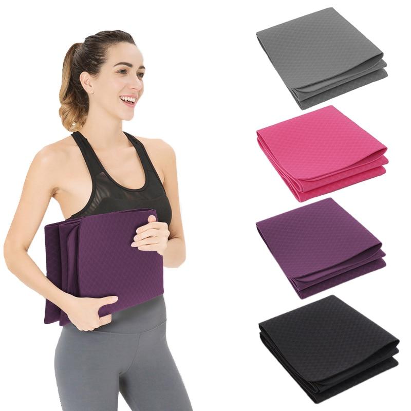 Tapis de Yoga Portable Pliable couleurs