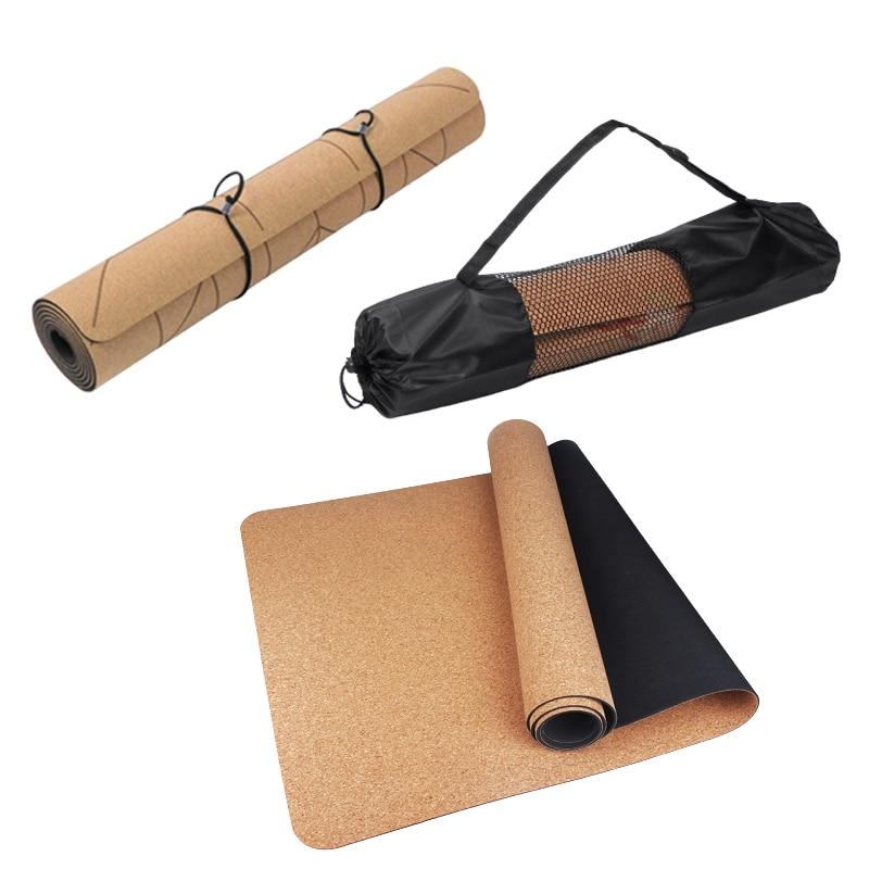 Tapis Pour Le Yoga Liege sac  7 fleurs Le Box Du Fitness